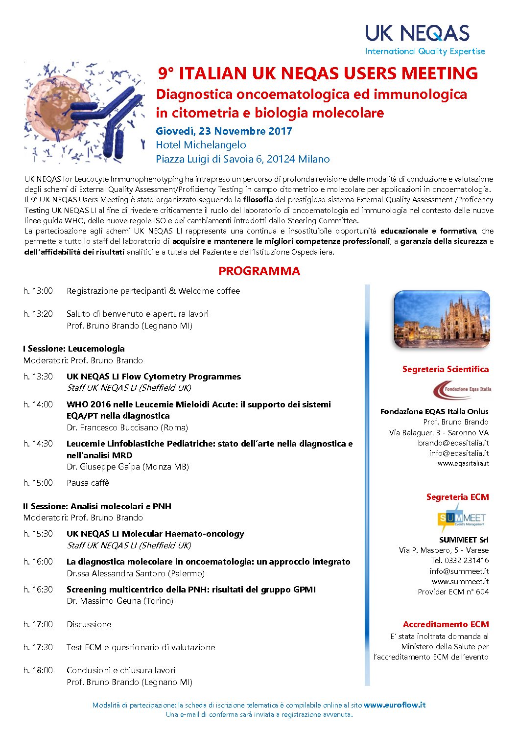 UK NEQAS BC & H – 8° UK NEQAS USERS MEETING
