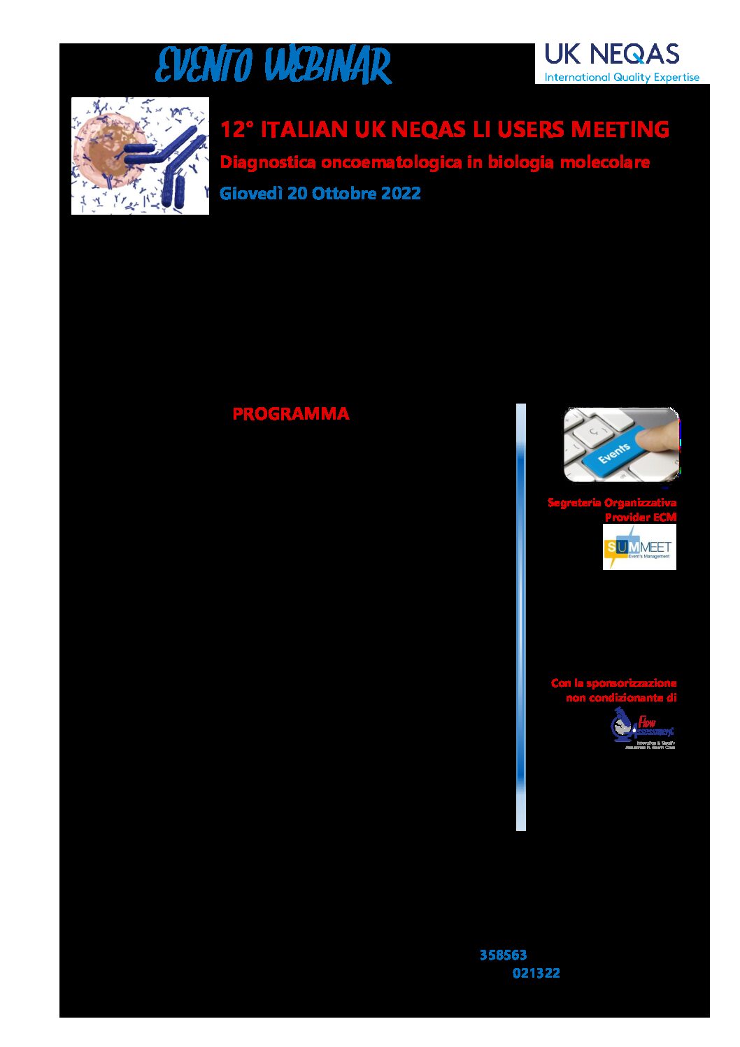 UK NEQAS BC & H – 8° UK NEQAS USERS MEETING