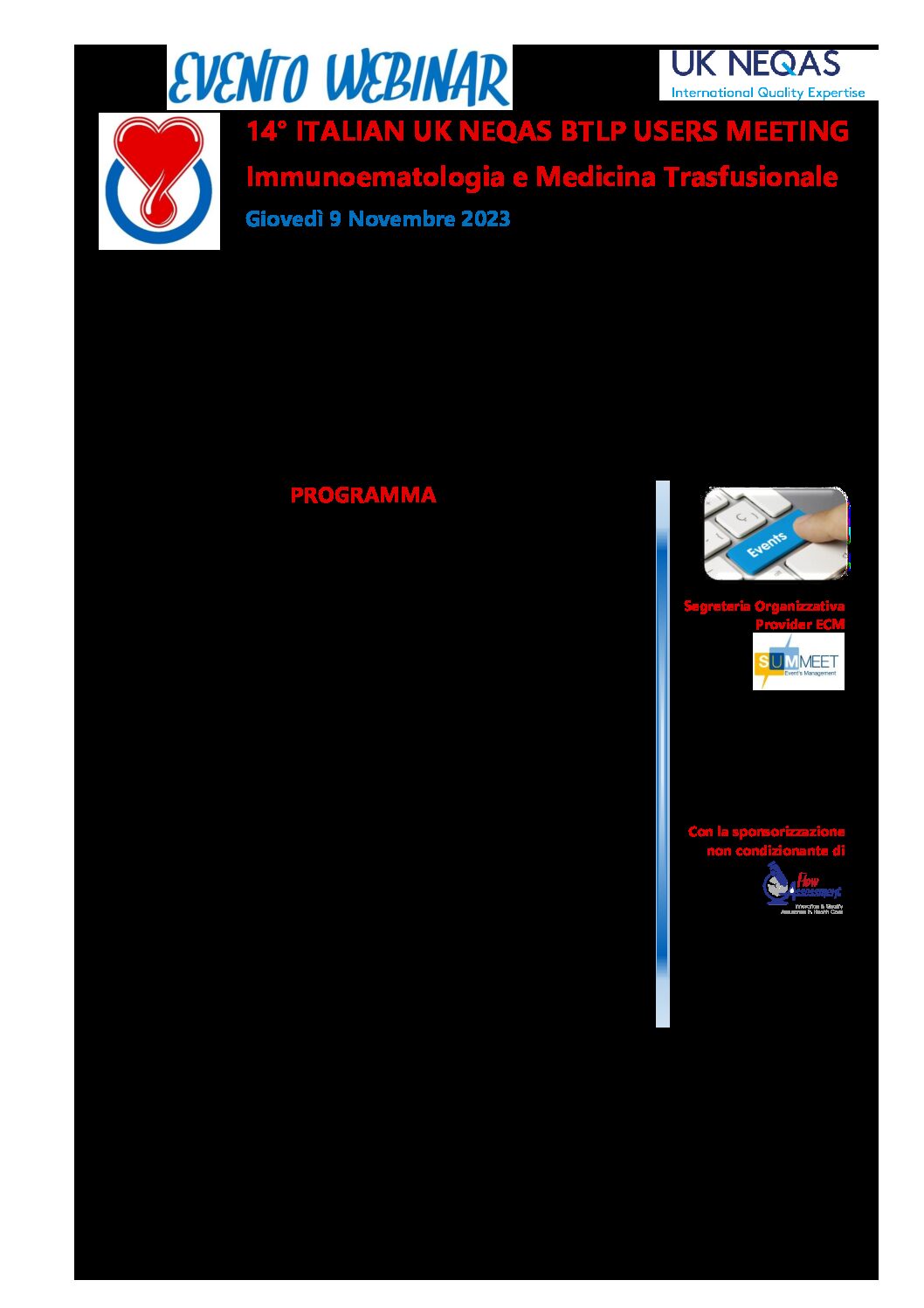 UK NEQAS BC & H – 8° UK NEQAS USERS MEETING