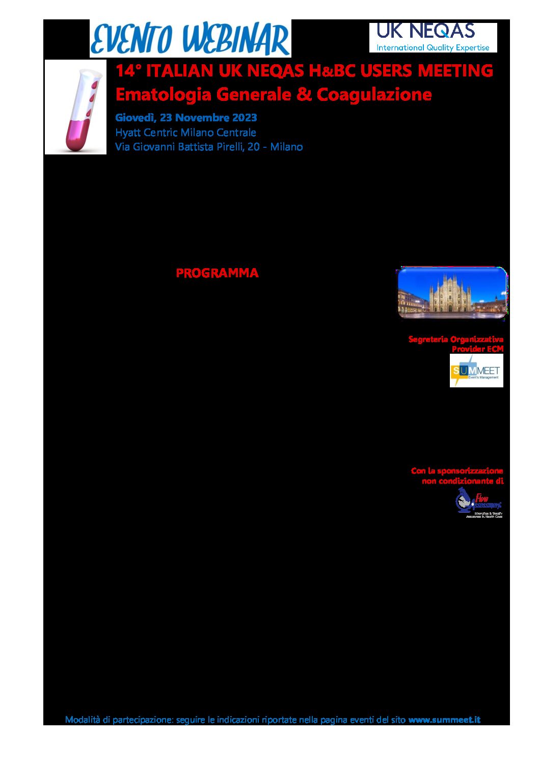 UK NEQAS BC & H – 8° UK NEQAS USERS MEETING