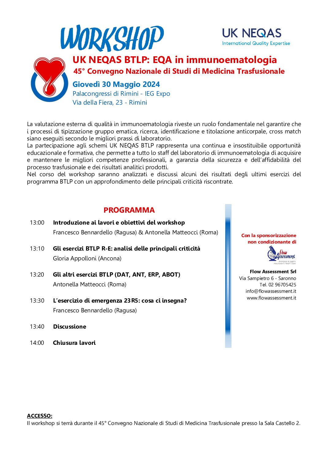 UK NEQAS BC & H – 8° UK NEQAS USERS MEETING