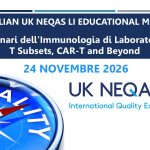 UK NEQAS LI – 16° ITALIAN UK NEQAS LI EDUCATIONAL MEETING - Nuovi Scenari dell'Immunologia di Laboratorio, PIDs, T Subsets, CAR-T and Beyond